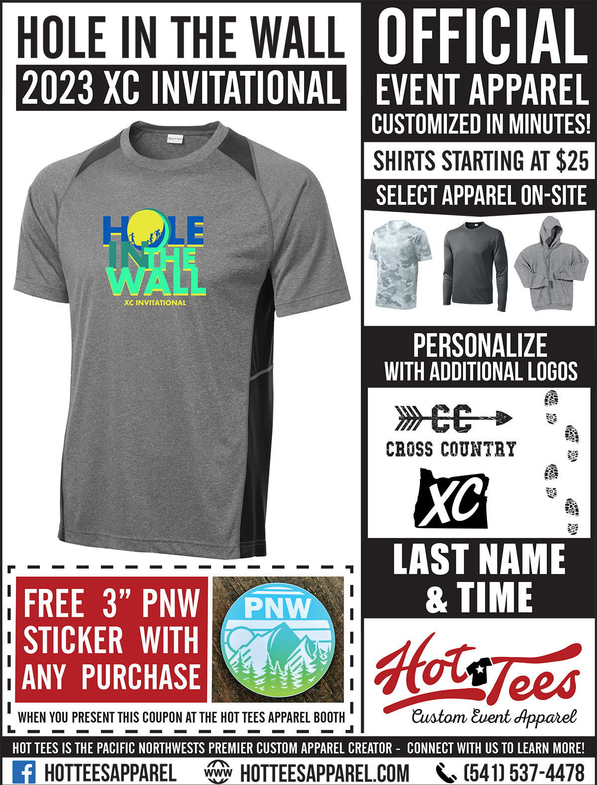 2023 Hole In The Wall Hot Tees New Design Flier