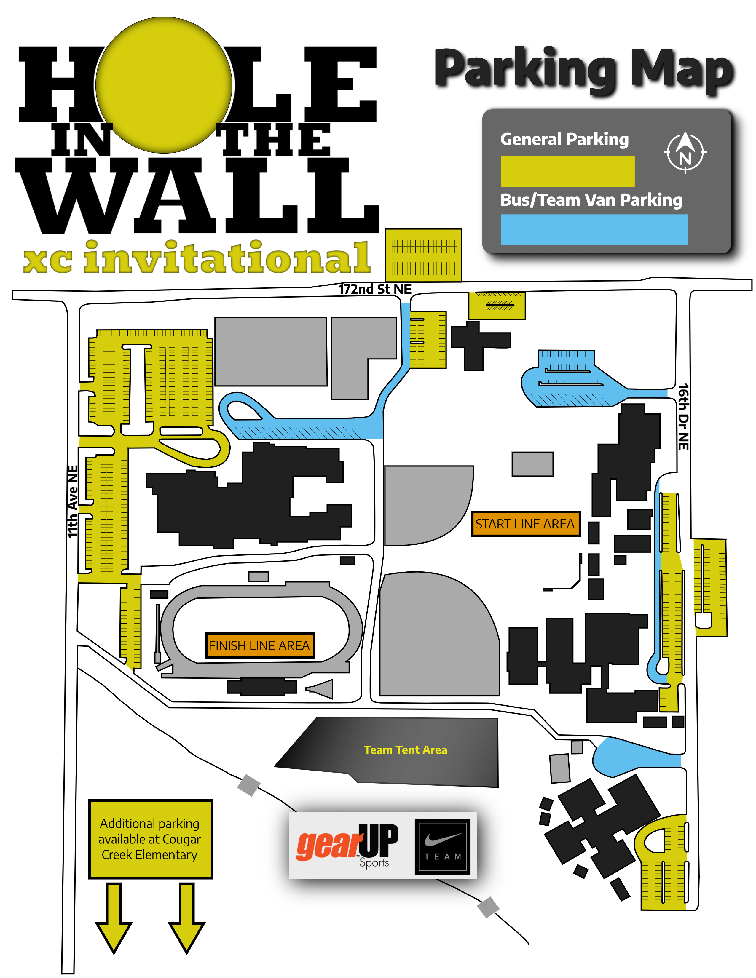 Hole In The Wall XC Parking Map